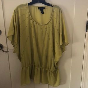 Lane Bryant green blouse size 18/20